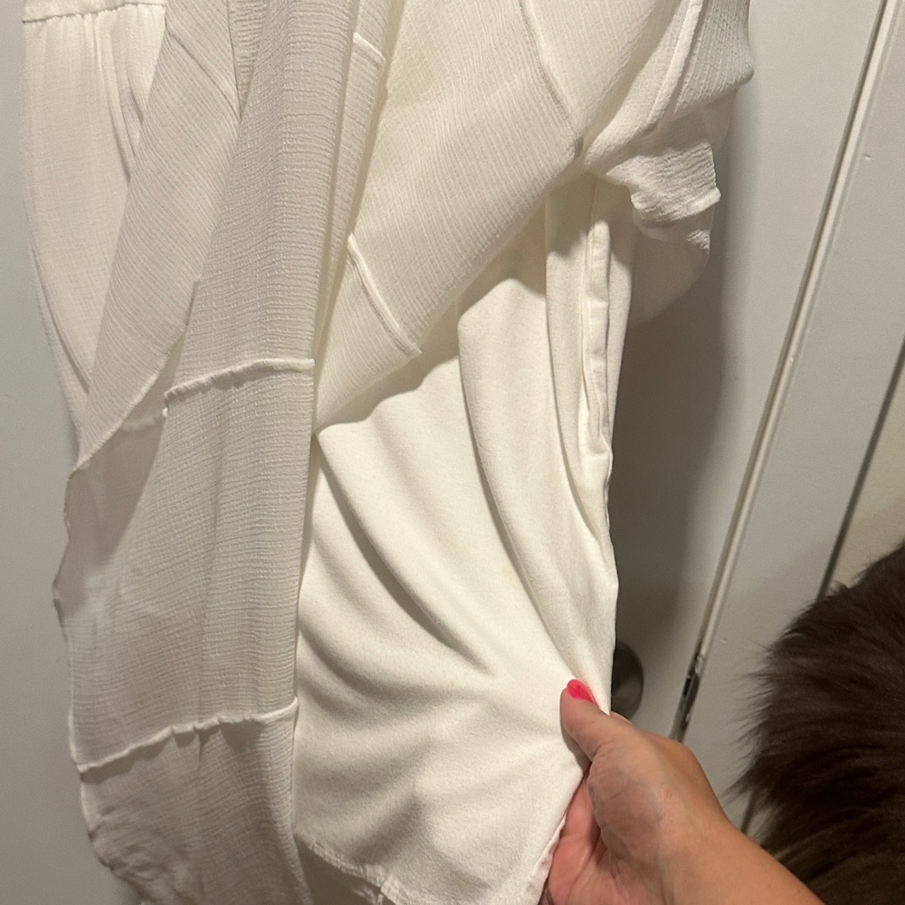 Vince Camuto Elegant Cream Maxi Skirt - Picture 5 of 5